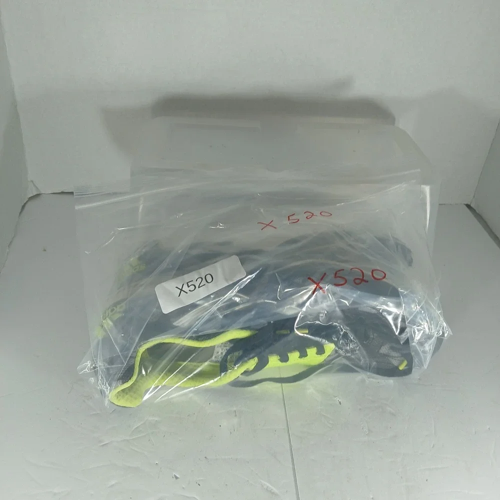 Adidas Adizero XC Spikes Mens 9 Grey Black Neon‎ Yellow Cross Country Racing